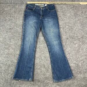 Mudd Jeans Womens Size 9 Blue Bootcut Low Rise Medium Wash‎ Denim Y2K Vintage